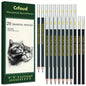 20/54/58/70/144 Drawing And Sketching Kit | Portable Travel Case