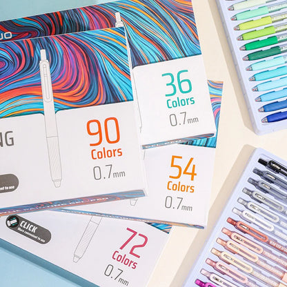 LANGUO 36/54/72/90 Colors Acrylic Painting Gel Pens