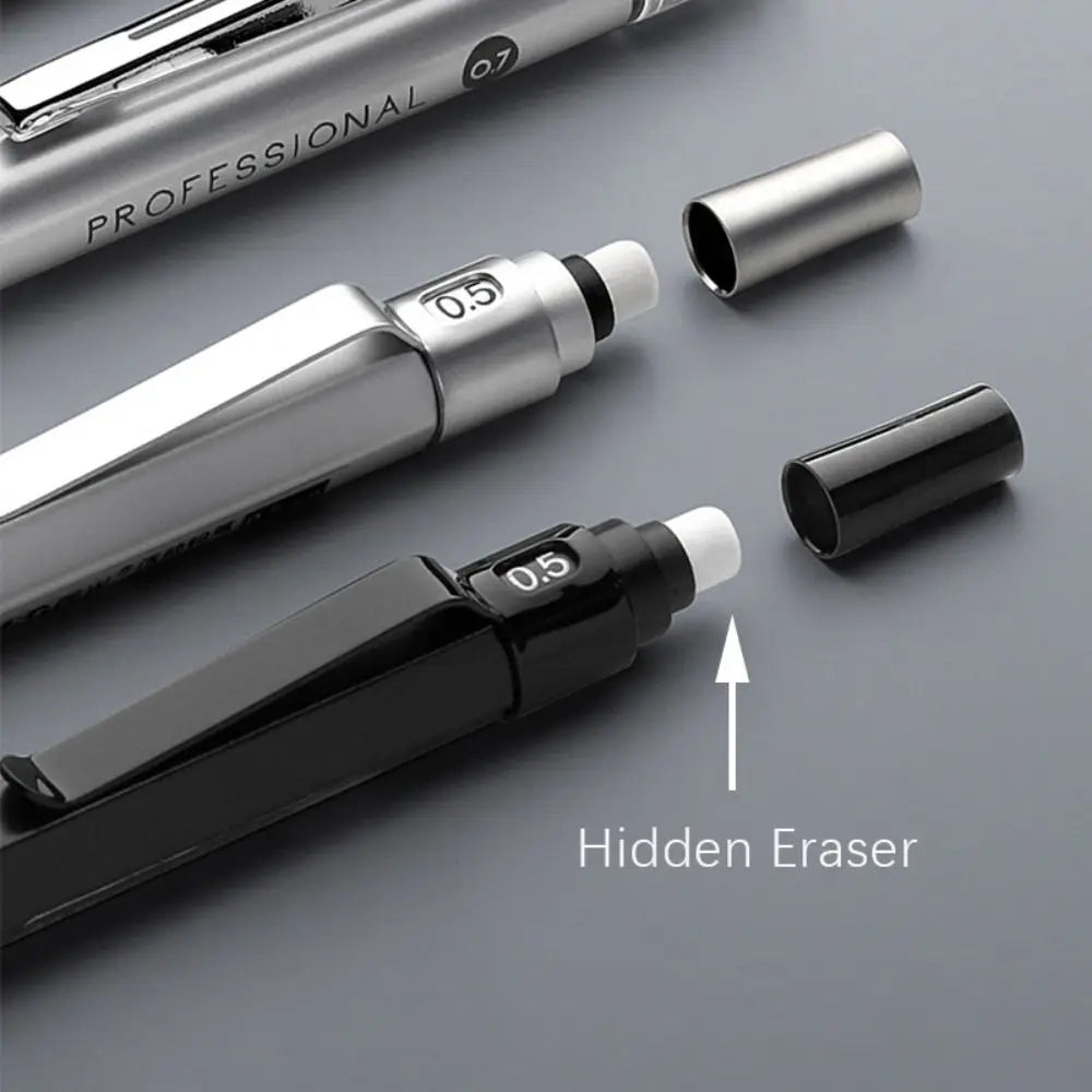 Professional Metal Low Gravity Automatic Pencil 0.3/0.5/0.7/0.9/2.0mm  Mechanical Pencil