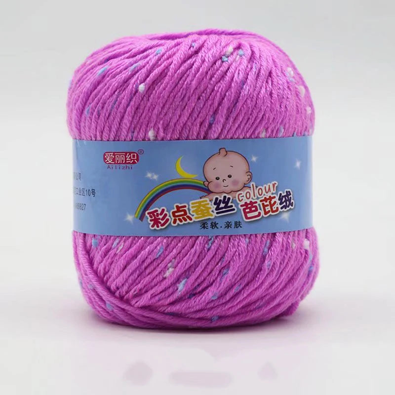 High Quality Wool Thread Eco-dyed Needlework Baby Cotton Cashmere Yarn