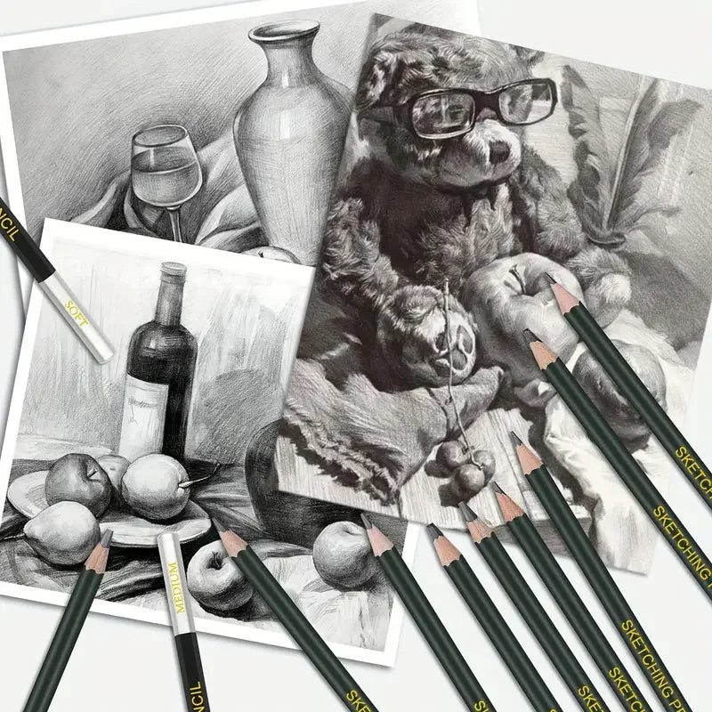 20/54/58/70/144 Drawing And Sketching Kit | Portable Travel Case