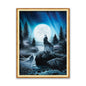 Meian Moon And Wolf DIY Embroidery 11CT Cross Stitch Kits