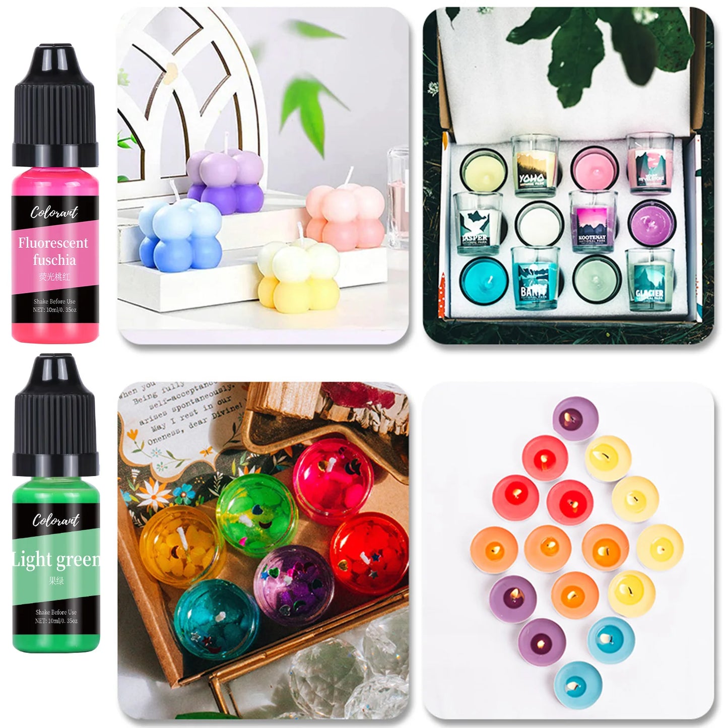 30 Colors Candle Dyes Pigment