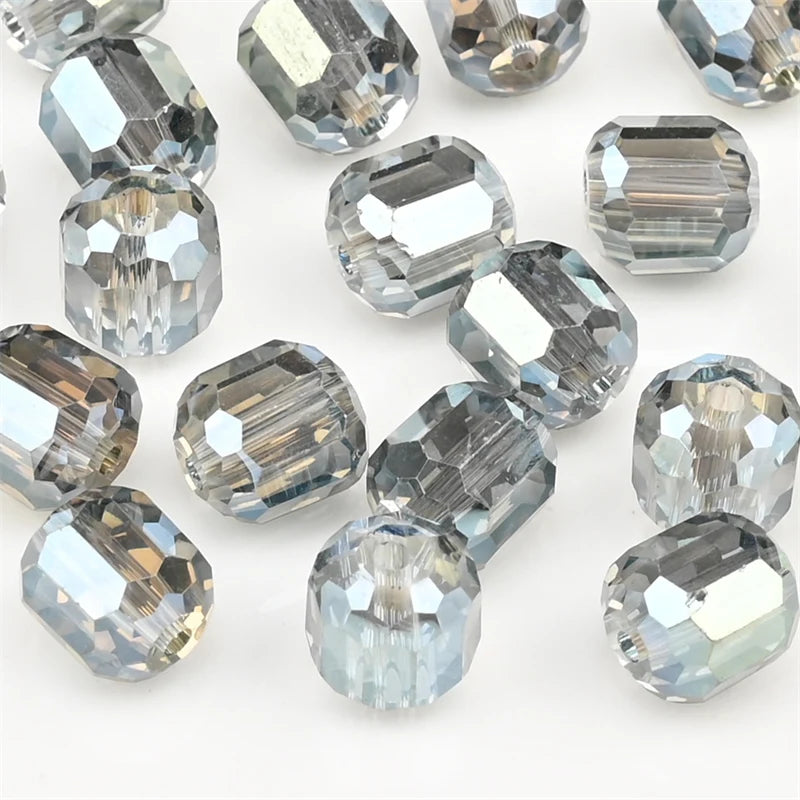9mm Austria Crystal Beads Faceted Round Barrel Loose Spacer Beads