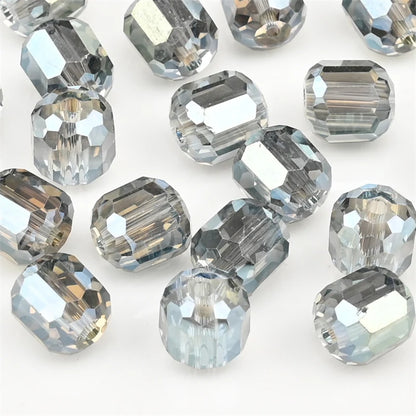 9mm Austria Crystal Beads Faceted Round Barrel Loose Spacer Beads