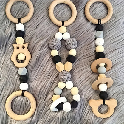 10pcs DIY Wood Hoops Craft Decoration