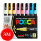 New Uni Posca Marker Pen Set PC-1M/3M/5M/8K/17K
