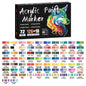 24/48/72/144  Acrylic Paint Markers,Dual tips Dual Color