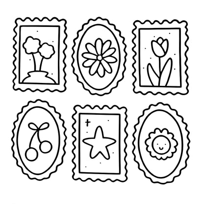 PATTERN TO CHILL Bold-easy Coloring Book for Adults