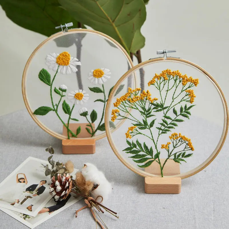 Transparent Double-Sided Embroidery Kit