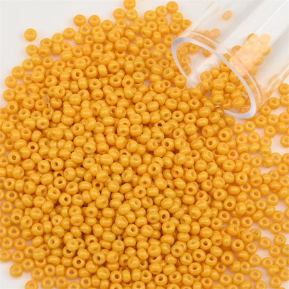 12Grams/Tube 2mm Metallic Seed Beads Japanese Round Glass Seedbeads 1200pcs