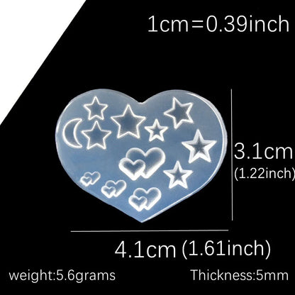 SNASAN Tiny Beads Cartoon Flowers Heart Star