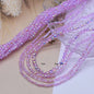 New 2 3 4mm Dyeing Rondelle Crystal Glass Beads