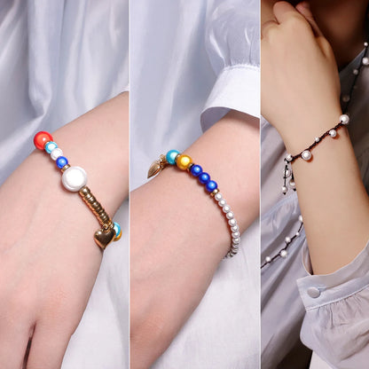 4/6/8/10/12mm Acrylic Dreamy Round Beads, Unique Loose Beads,