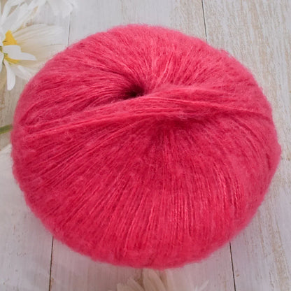 1pcs 50g Mohair Silk Wool Yarn 15% Wool 15% Mohair 40% Acrylic 30%
