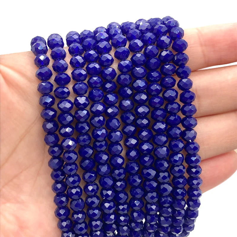 Multicolor 2 3 4 6 8mm Austria Faceted Crystal Beads