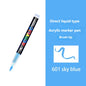 16 Colors Straight liquid Acrylic Paint Pen