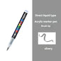16 Colors Straight liquid Acrylic Paint Pen