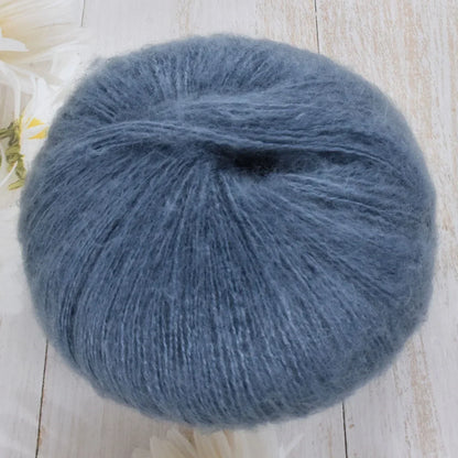 1pcs 50g Mohair Silk Wool Yarn 15% Wool 15% Mohair 40% Acrylic 30%