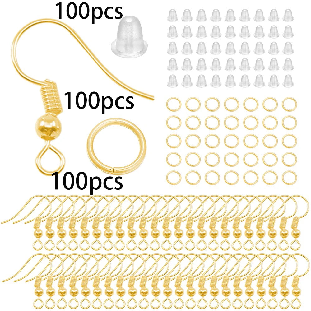 210-400pcs/Box Jewelry Making Kits Lobster Clasp