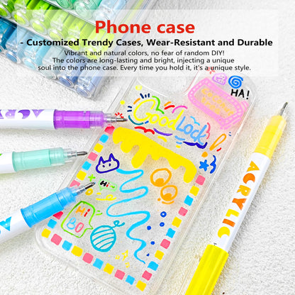 GuangNa 586 Straight Liquid High-gloss Acrylic Marker Pen 72/168