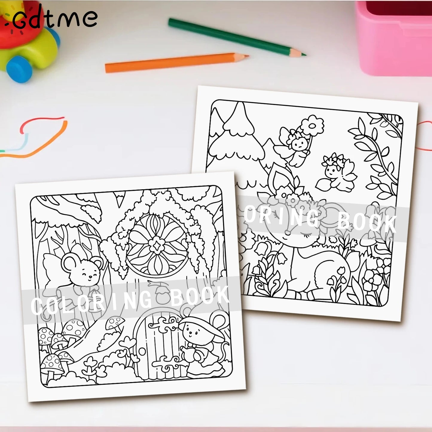 Secret Forest Coloring Book Simple Joys