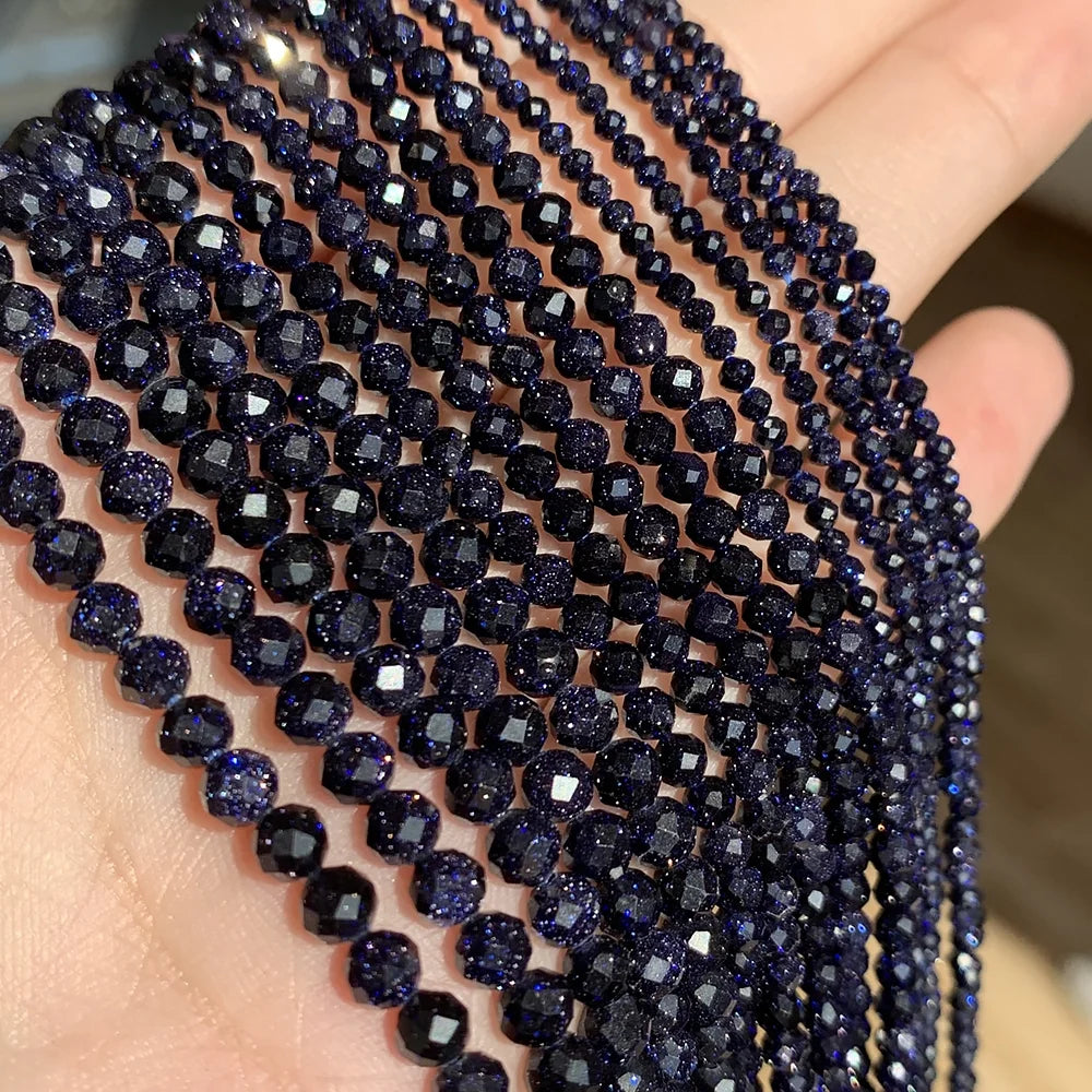 Wholesale Faceted Natural Stone Beads Faceted Amazonite Aquamarine Opal Labradorite