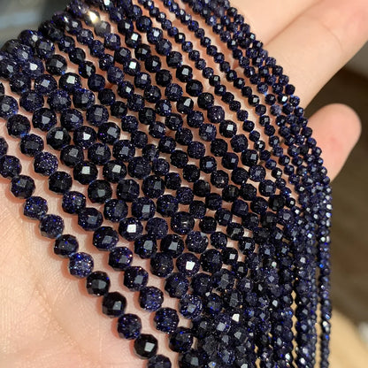 Wholesale Faceted Natural Stone Beads Faceted Amazonite Aquamarine Opal Labradorite