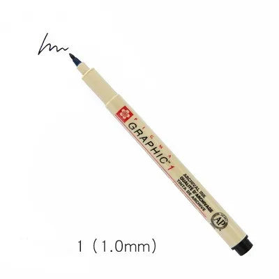 1pcs Sakura Pigma Micron Fine Pen Waterproof Smooth Black Ink  Rotulador Tekenen