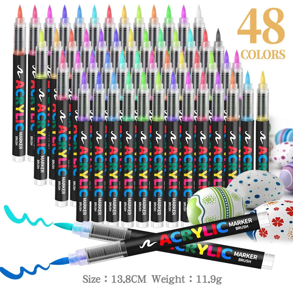 12/24/36/48 Color Acrylic Paint Pen Markers