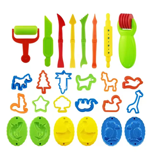 26 Piece Set DIY Plasticine Mold Modeling Clay Accessories