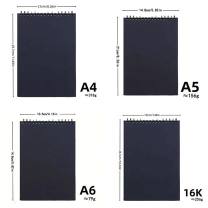 Professional 30 Sheets 8K 16K Coil Sketchbook Spiral Bound A4 A5 A6