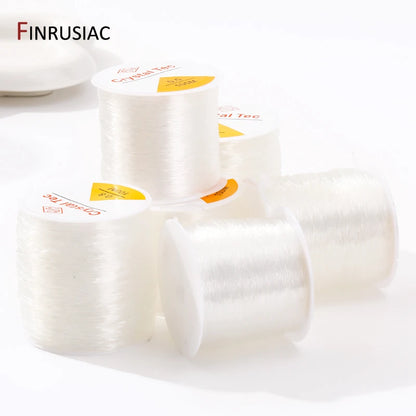 0.4-1.0mm Elastic Cord String Transparent Crystal Elastic Line
