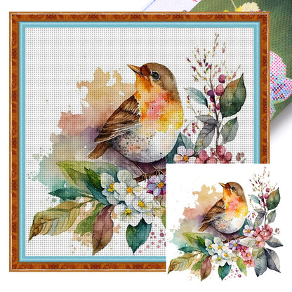 Full Embroidery Cross stitch Eco-cotton Thread 18CT Printed