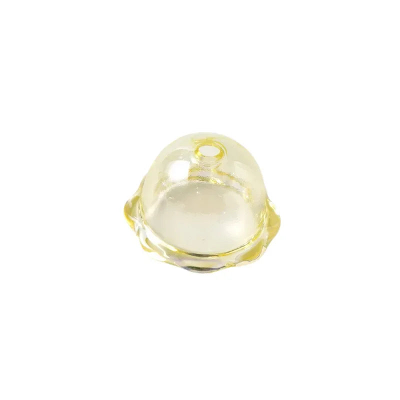 10Pcs/Lot Transparent UV Plated Acrylic Wind Bell Beads Charms
