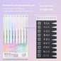 LANGUO 207/4 Colors Glitter Acrylic 0.5/1.0mm Gel Pen