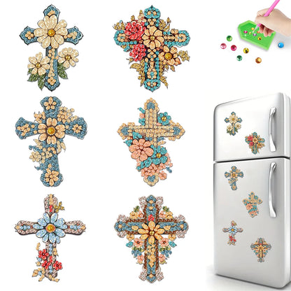 6Pcs Acrylic Cross Diamond Painting