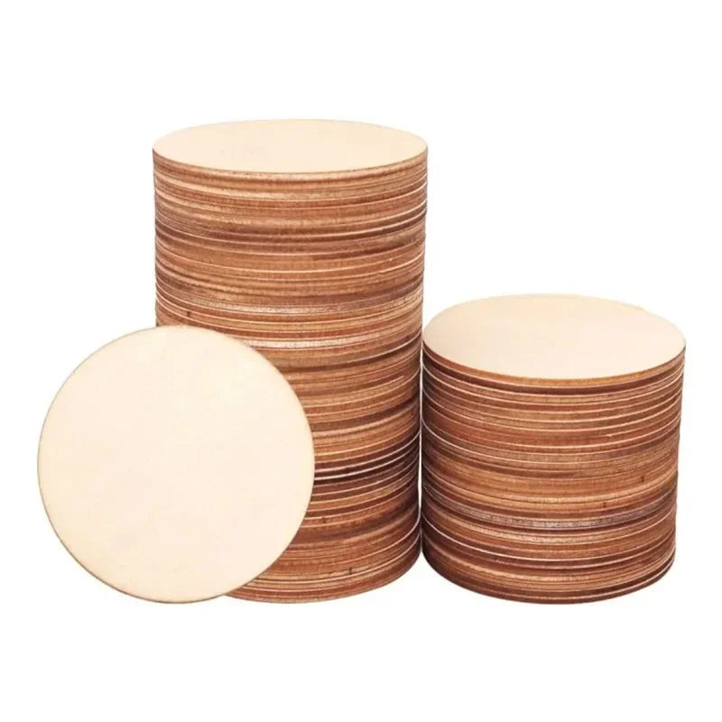 7/9/12/15cm Unfinished Wood Slices