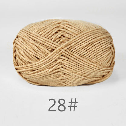 A1-a 50g/Set Soft Milk Cotton Yarn for Crochet Threads for Knitting
