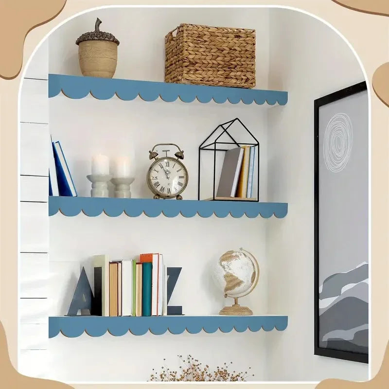 12/20/24Pcs Wooden Wave Strips