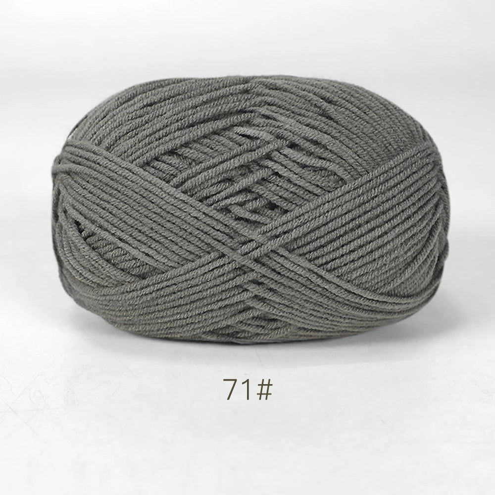 A1-a 50g/Set Soft Milk Cotton Yarn for Crochet Threads for Knitting