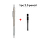 Mechanical Pencil Set 0.3 0.5 0.7 0.9 1.3 2.0mm Full Metal Art Drawing Painting Automatic Pencil