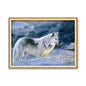 Meian Moon And Wolf DIY Embroidery 11CT Cross Stitch Kits