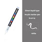 16 Colors Straight liquid Acrylic Paint Pen