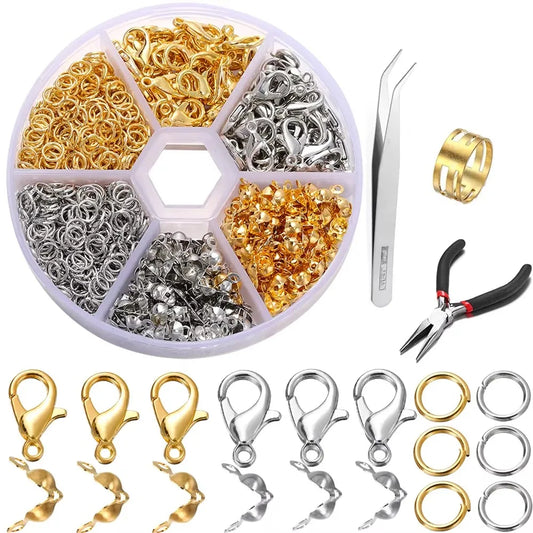 210-400pcs/Box Jewelry Making Kits Lobster Clasp