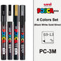 New Uni Posca Marker Pen Set PC-1M/3M/5M/8K/17K