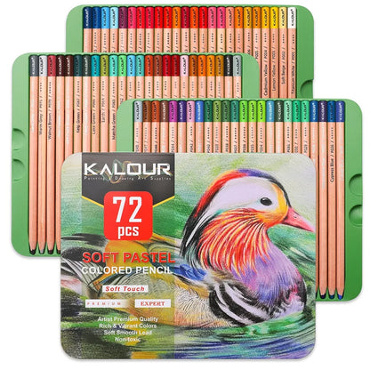 KALOUR Colored Pencil 72pcs/Set Art Stationery Rich Colors