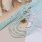 New 2 3 4mm Dyeing Rondelle Crystal Glass Beads
