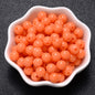 6-18mm Gradient Acrylic Beads Round Cat's Eye  Loose Spacer Beads