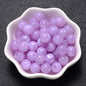 6-18mm Gradient Acrylic Beads Round Cat's Eye  Loose Spacer Beads